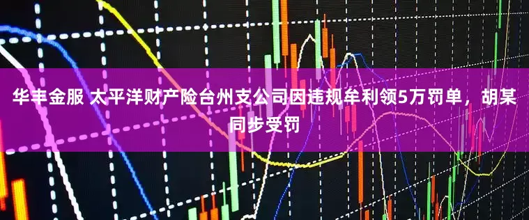 华丰金服 太平洋财产险台州支公司因违规牟利领5万罚单，胡某同步受罚